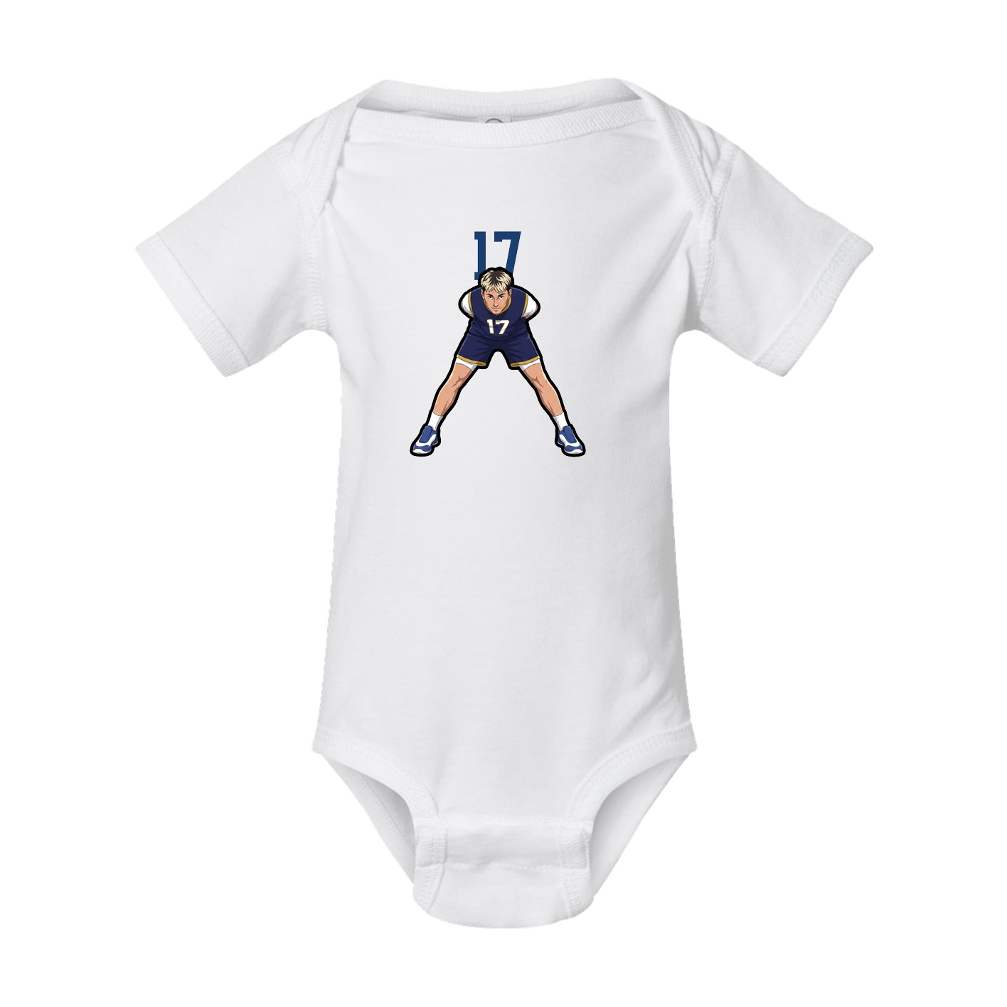 Baby Onesie — Number Top in White