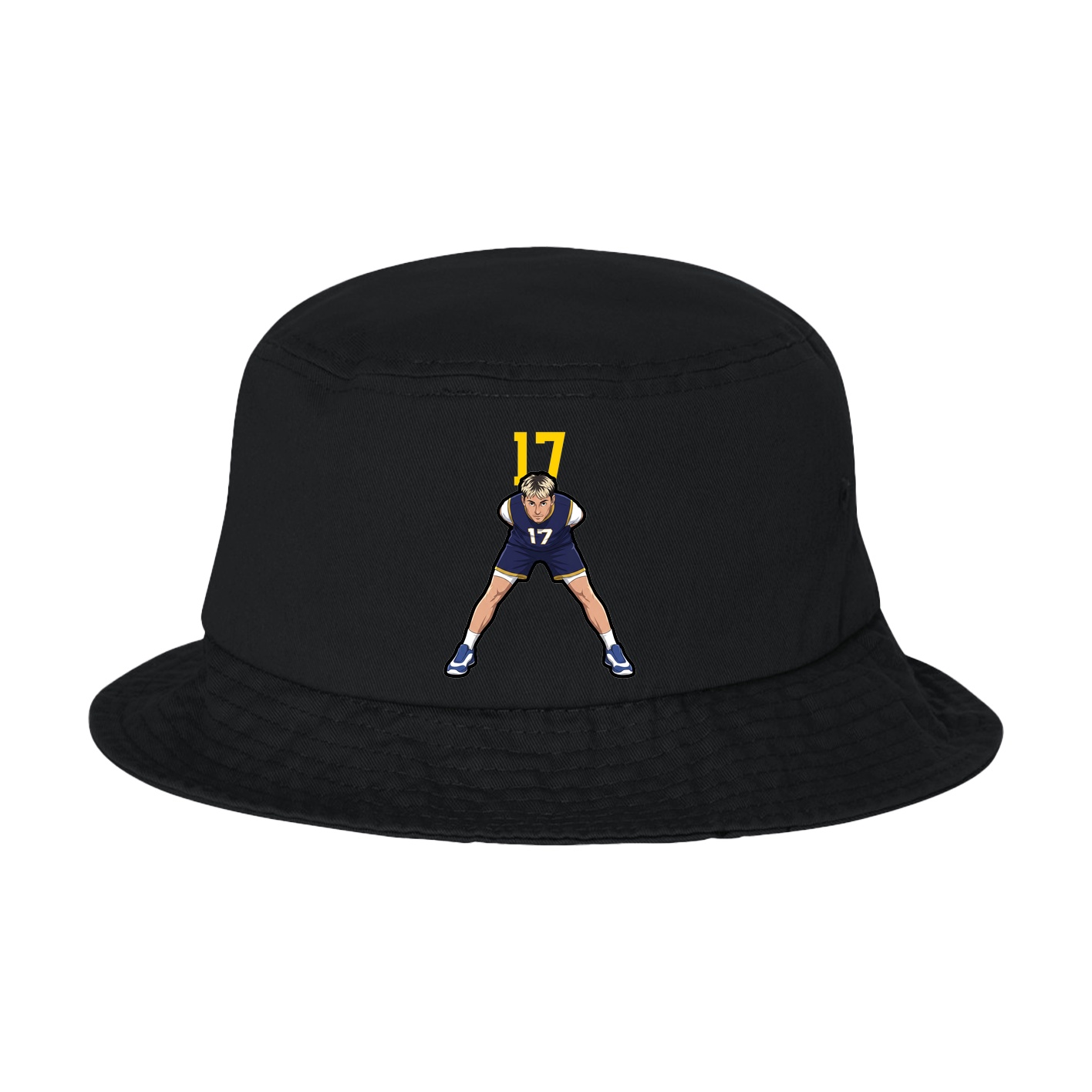 Bucket Cap — Number Top in Black