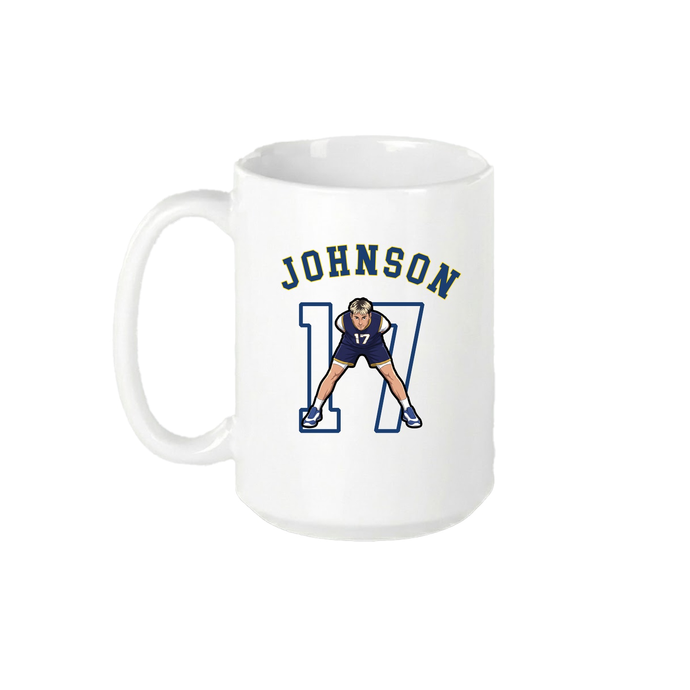 15oz Coffee Mug — Shirsey Arch in White