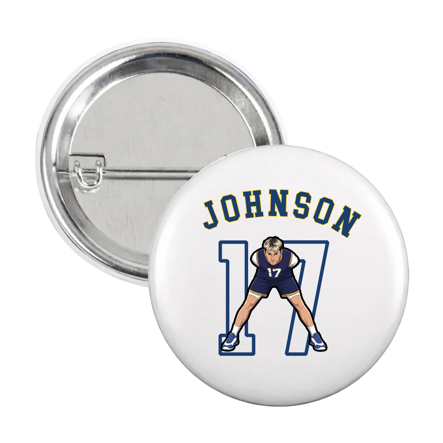 Game Day Button — Shirsey Arch in White