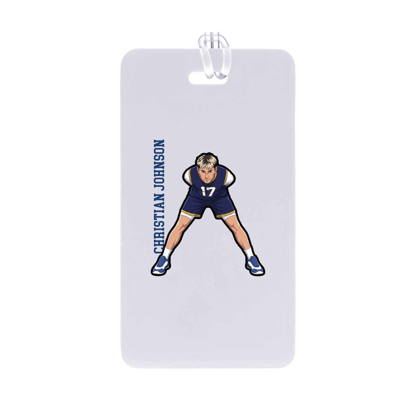 Bag Tag — Name Vertical in Classic