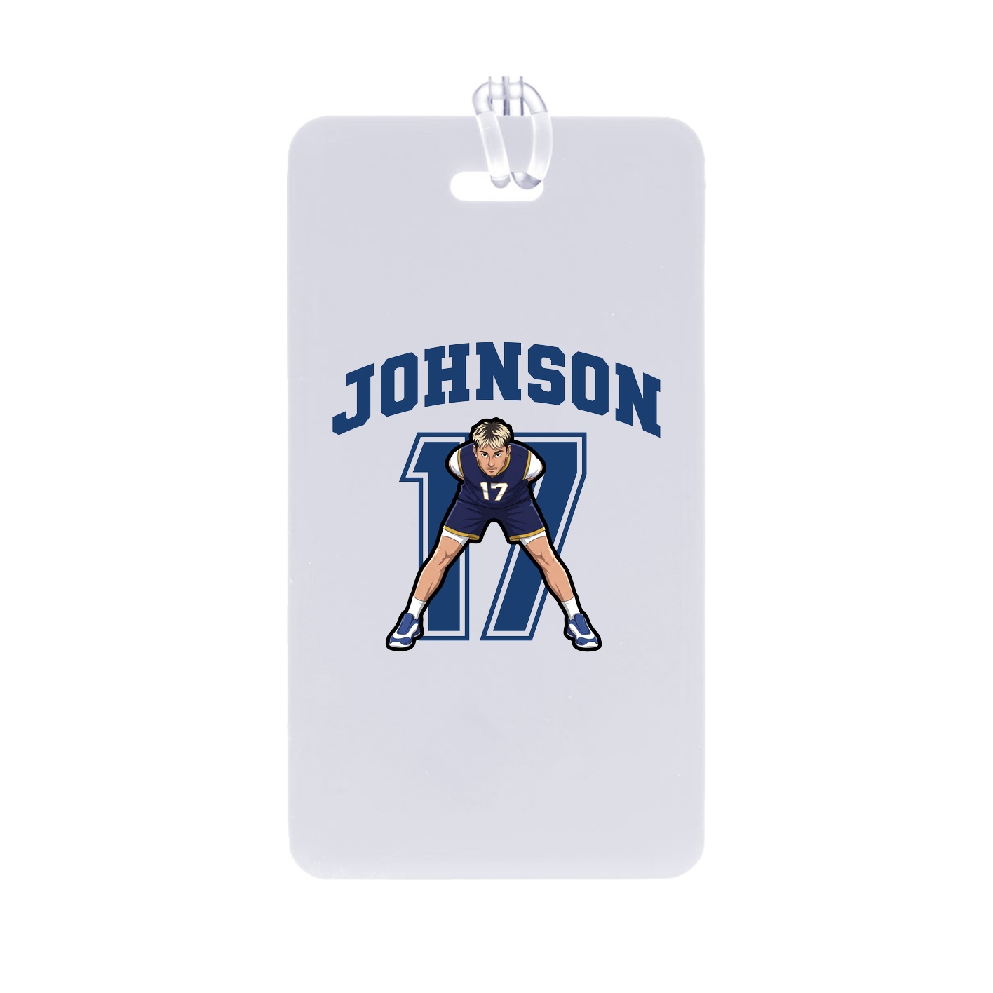 Bag Tag — Number in Classic