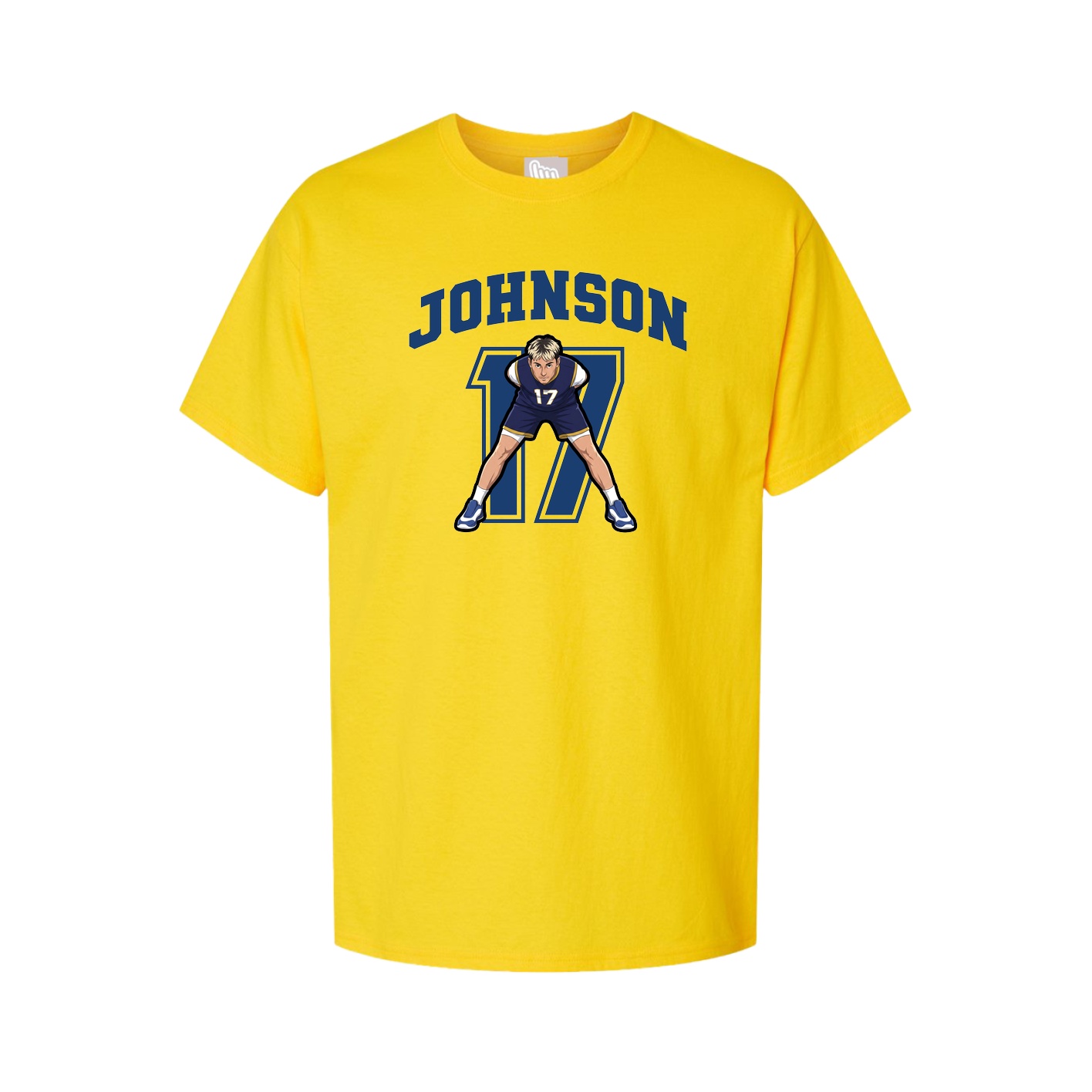 Youth Tee — Number in Gold