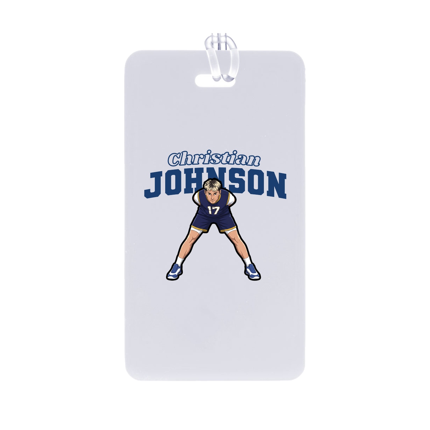 Bag Tag — Name Arch in Classic