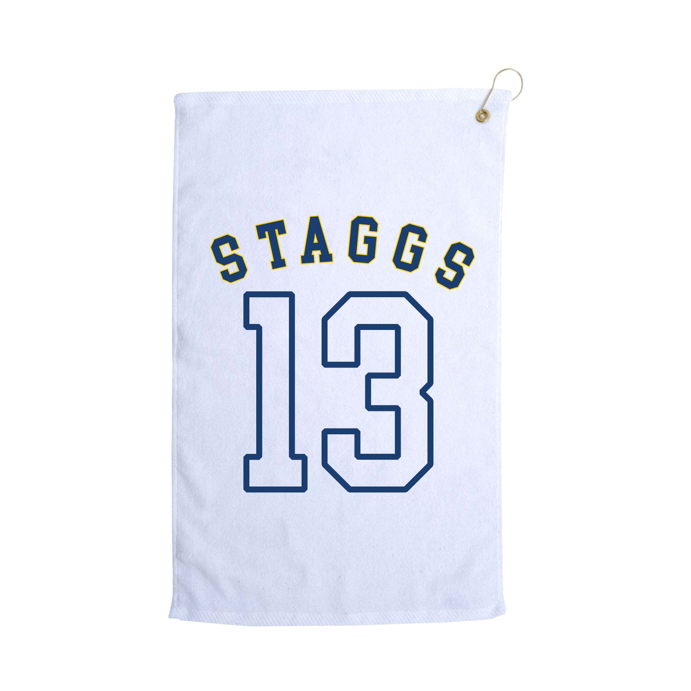 Golf Towel — Shirsey Arch in White
