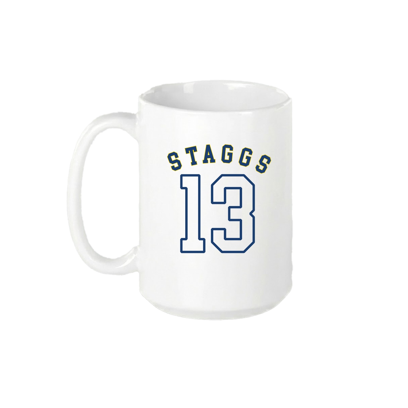 15oz Coffee Mug — Shirsey Arch in White