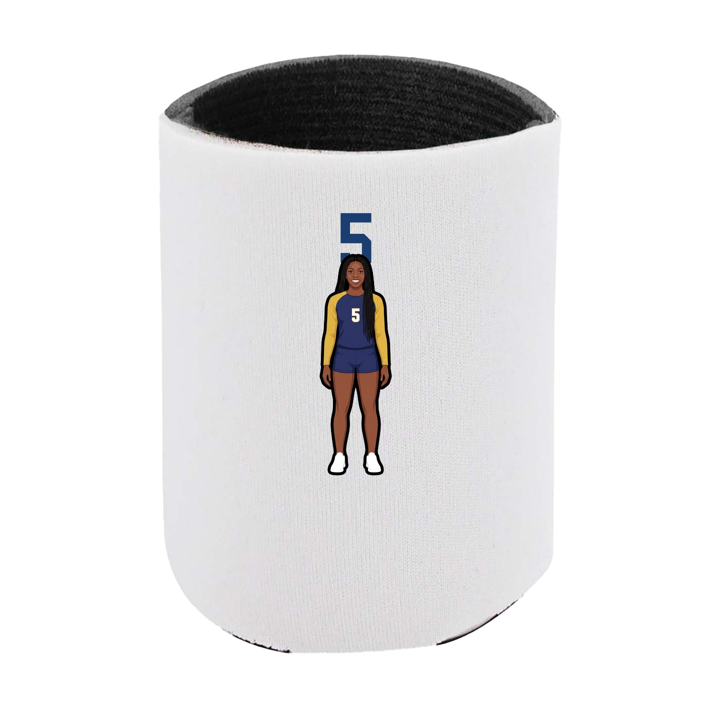 Can Holder — Number Top in White