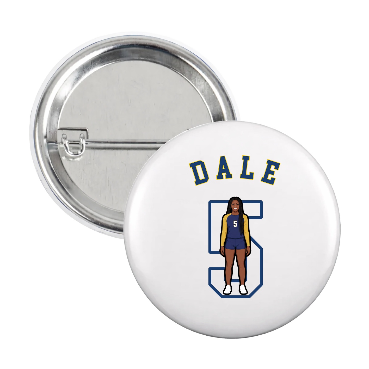 Game Day Button — Shirsey Arch in White