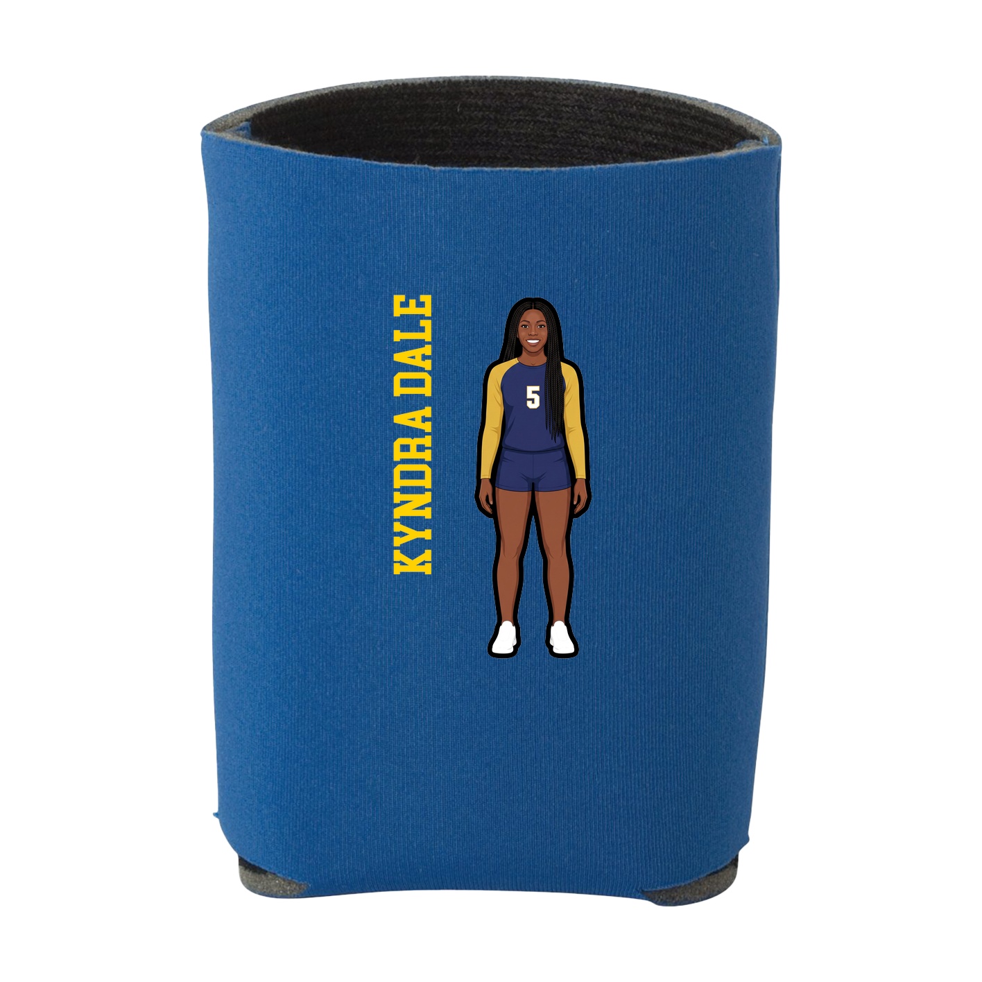 Can Holder — Name Vertical in Royal