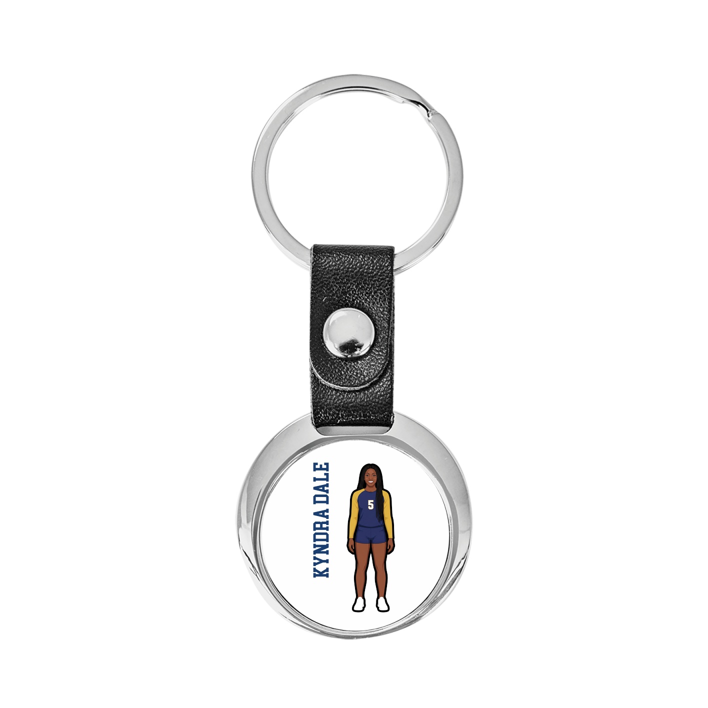 Key Chain — Name Vertical in Classic