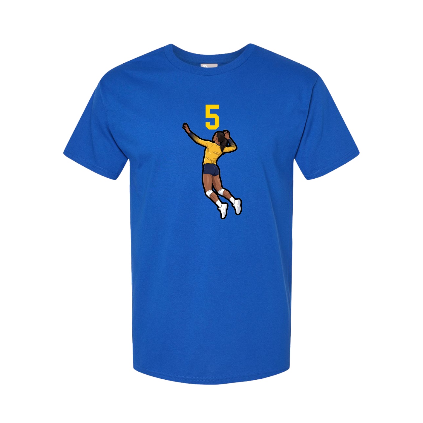 Youth Tee — Number Top in Royal