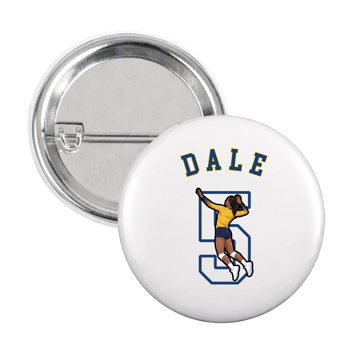 Game Day Button — Shirsey Arch in White