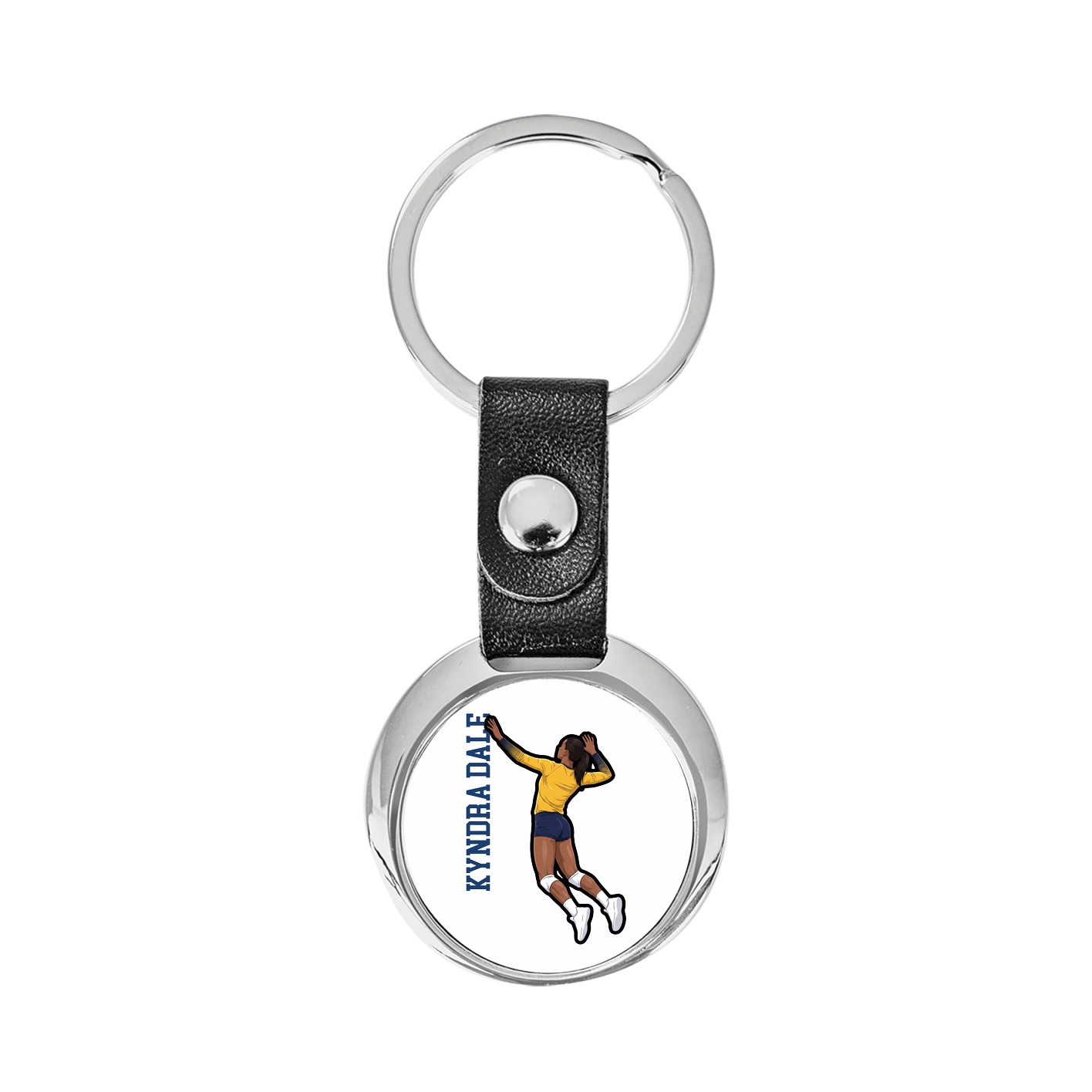 Key Chain — Name Vertical in Classic