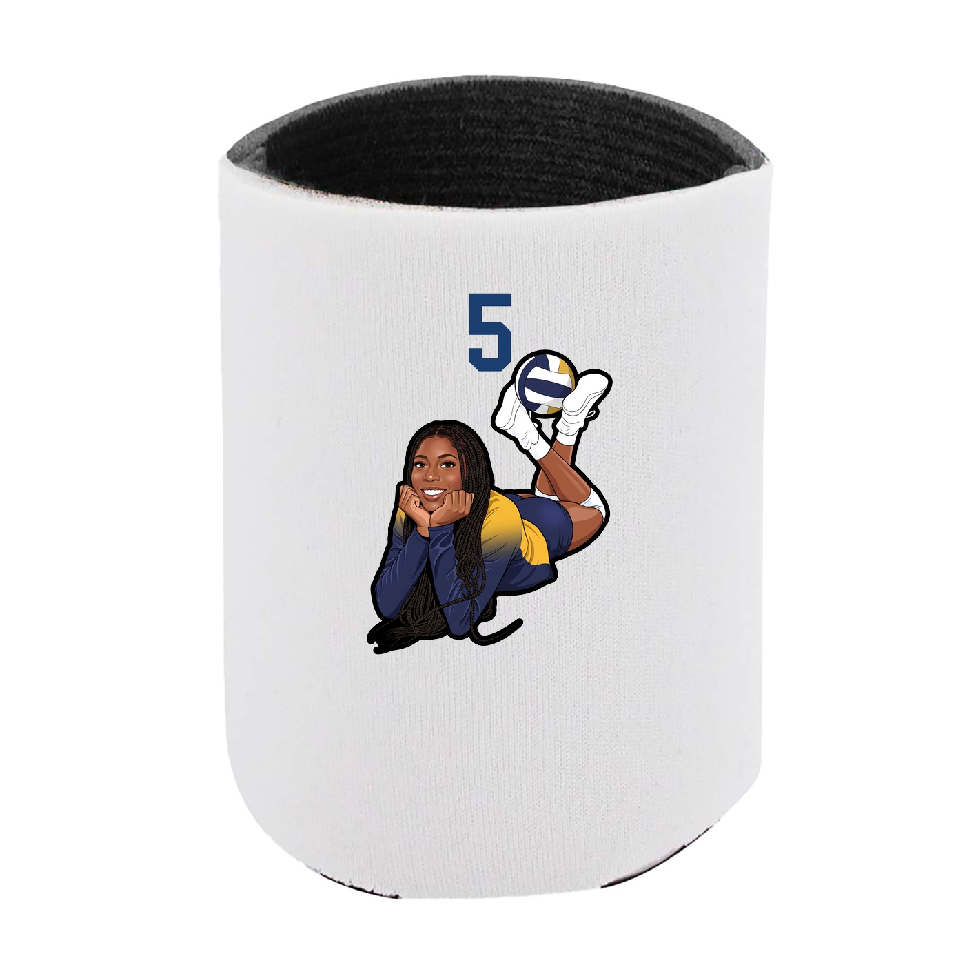 Can Holder — Number Top in White