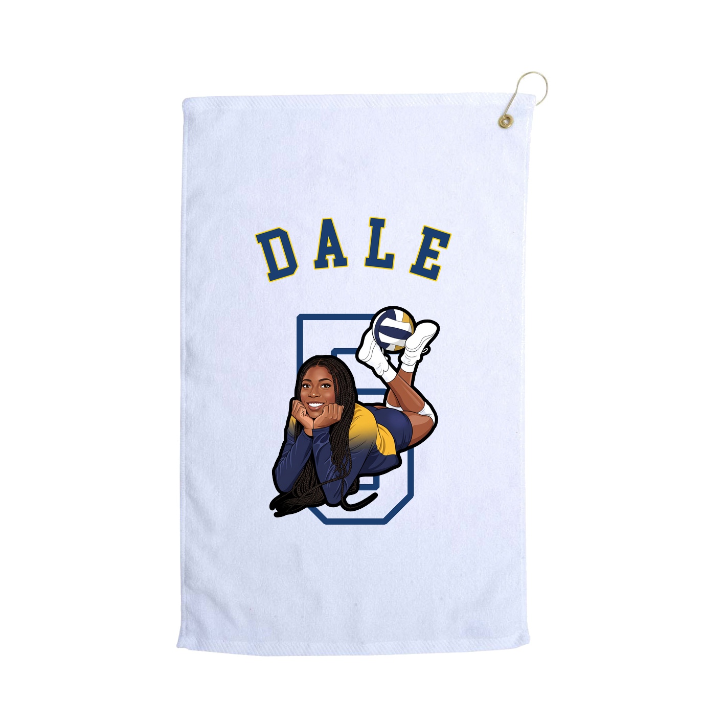 Golf Towel — Shirsey Arch in White