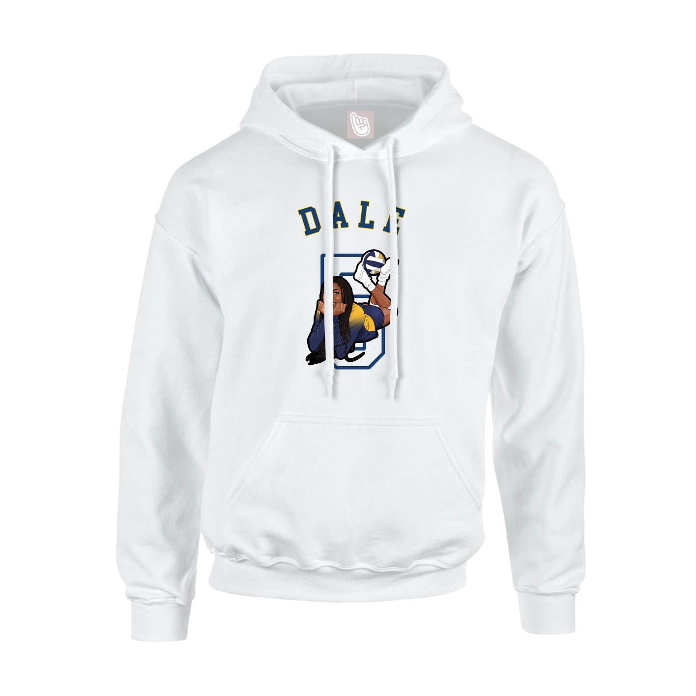 Hoodie — Shirsey Arch in White