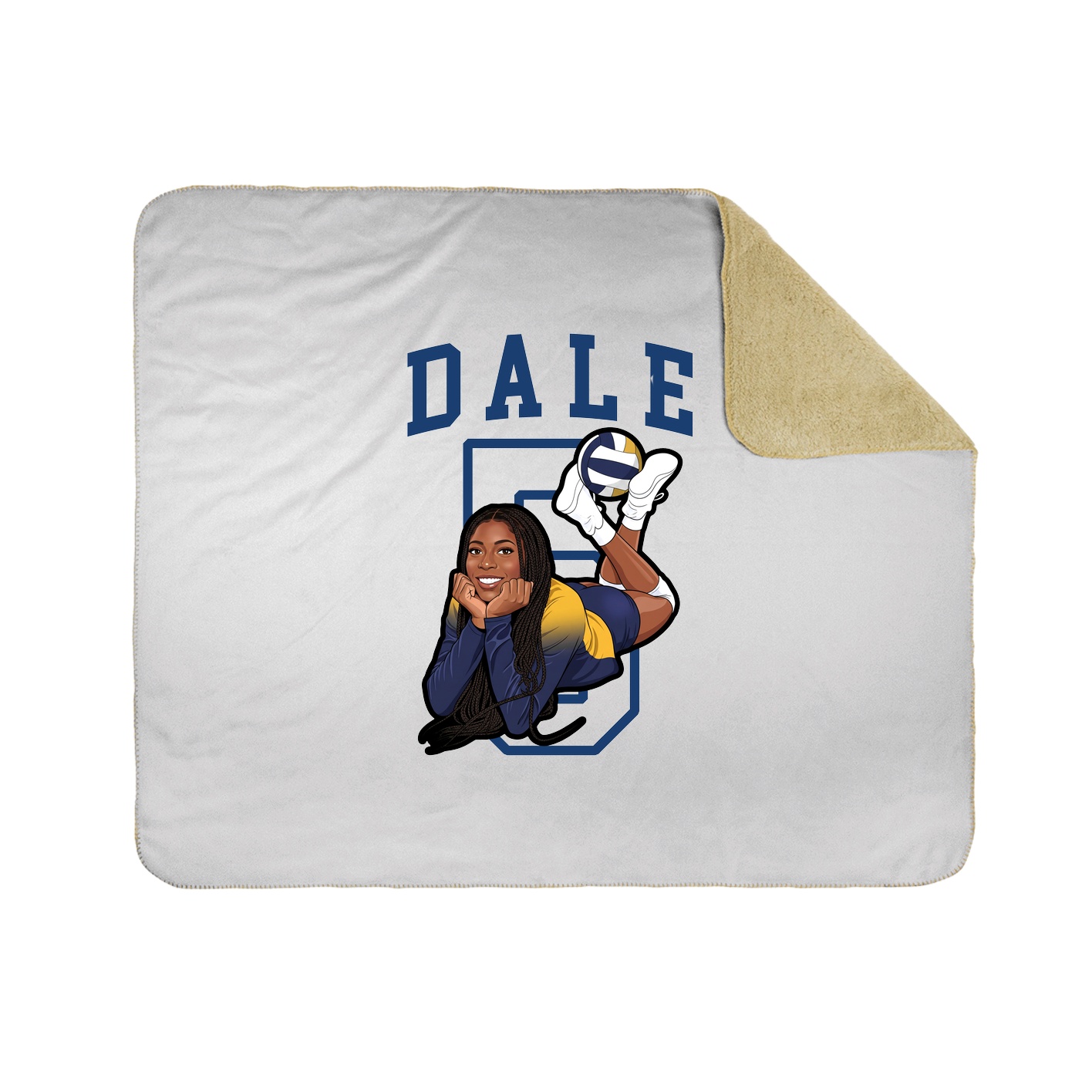 Throw Blanket — Shirsey in White