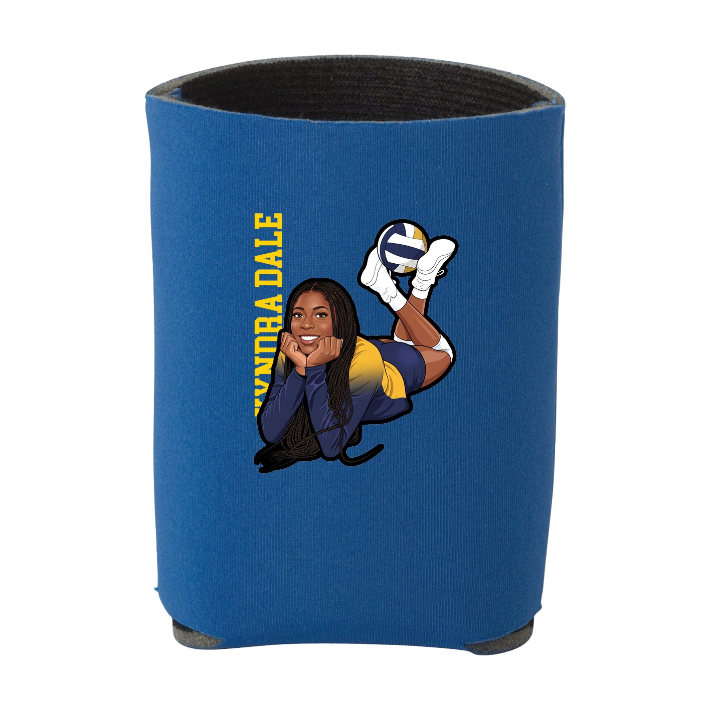 Can Holder — Name Vertical in Royal
