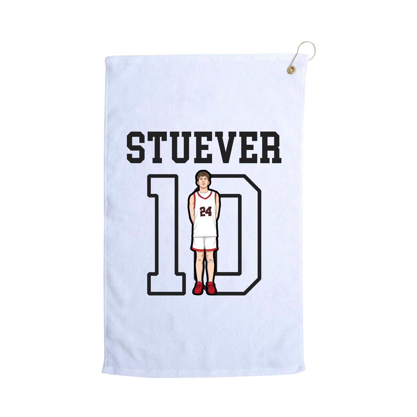 Golf Towel — Shirsey in White