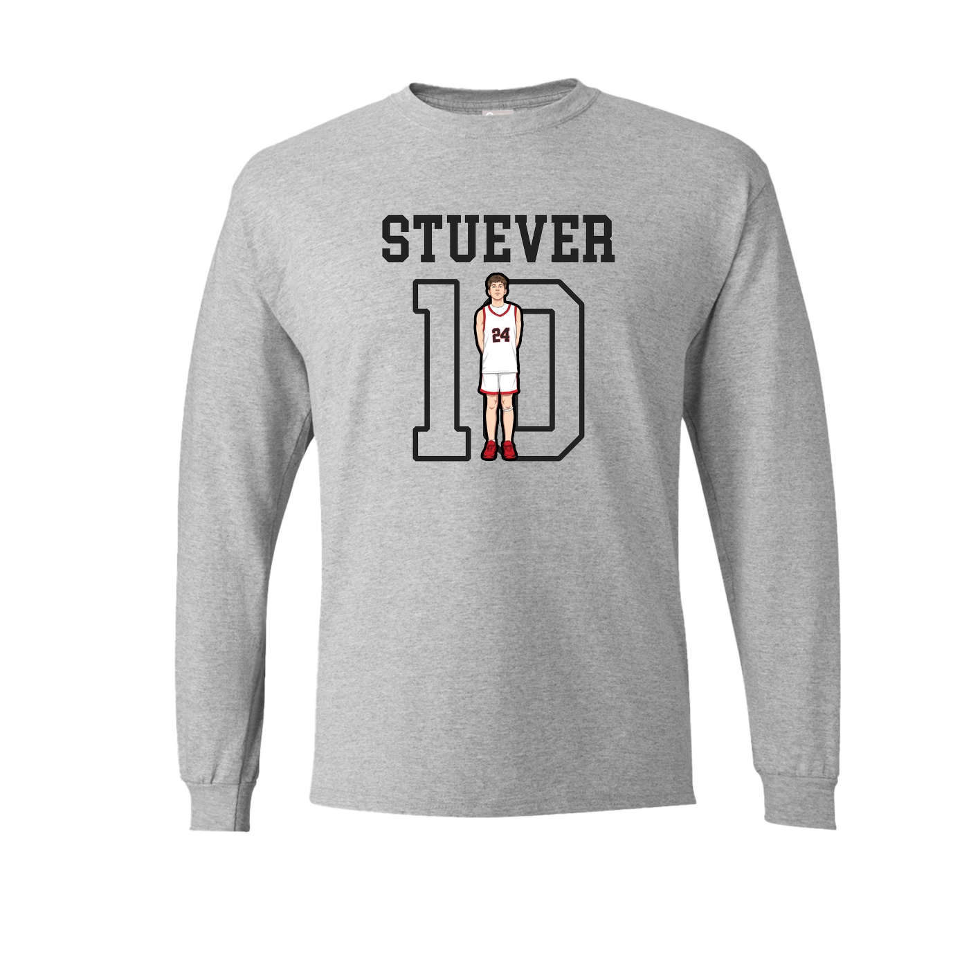 Long Sleeve Tee — Shirsey in Grey