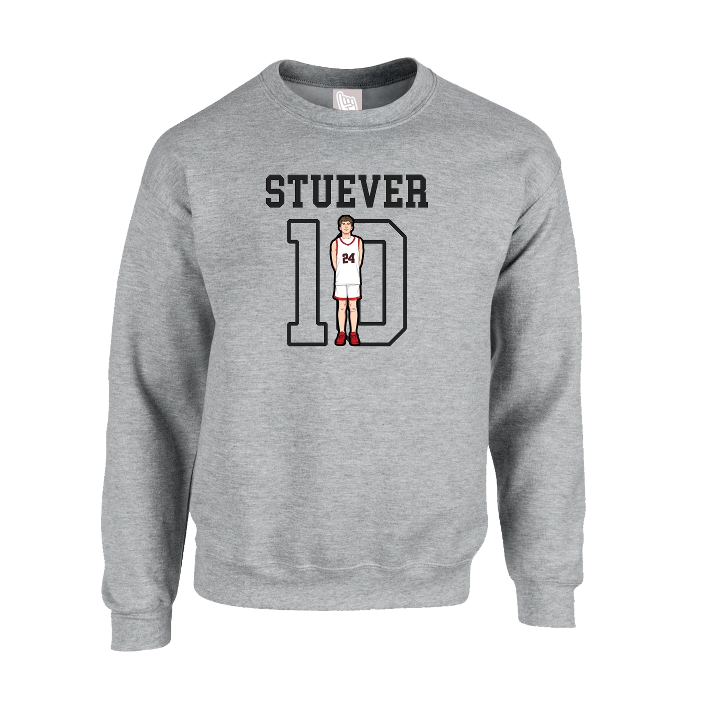 Fleece Crew — Shirsey in Grey