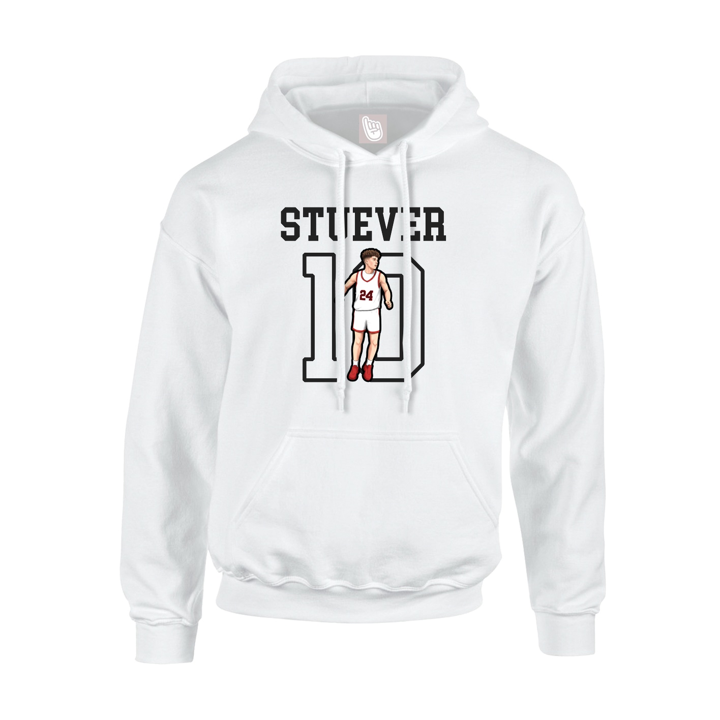 Hoodie — Shirsey in White