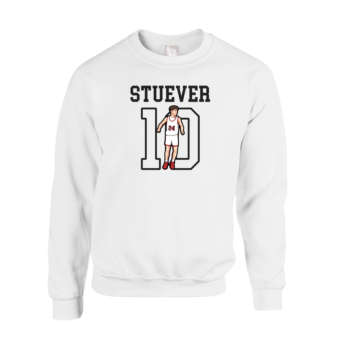 Fleece Crew — Shirsey in White