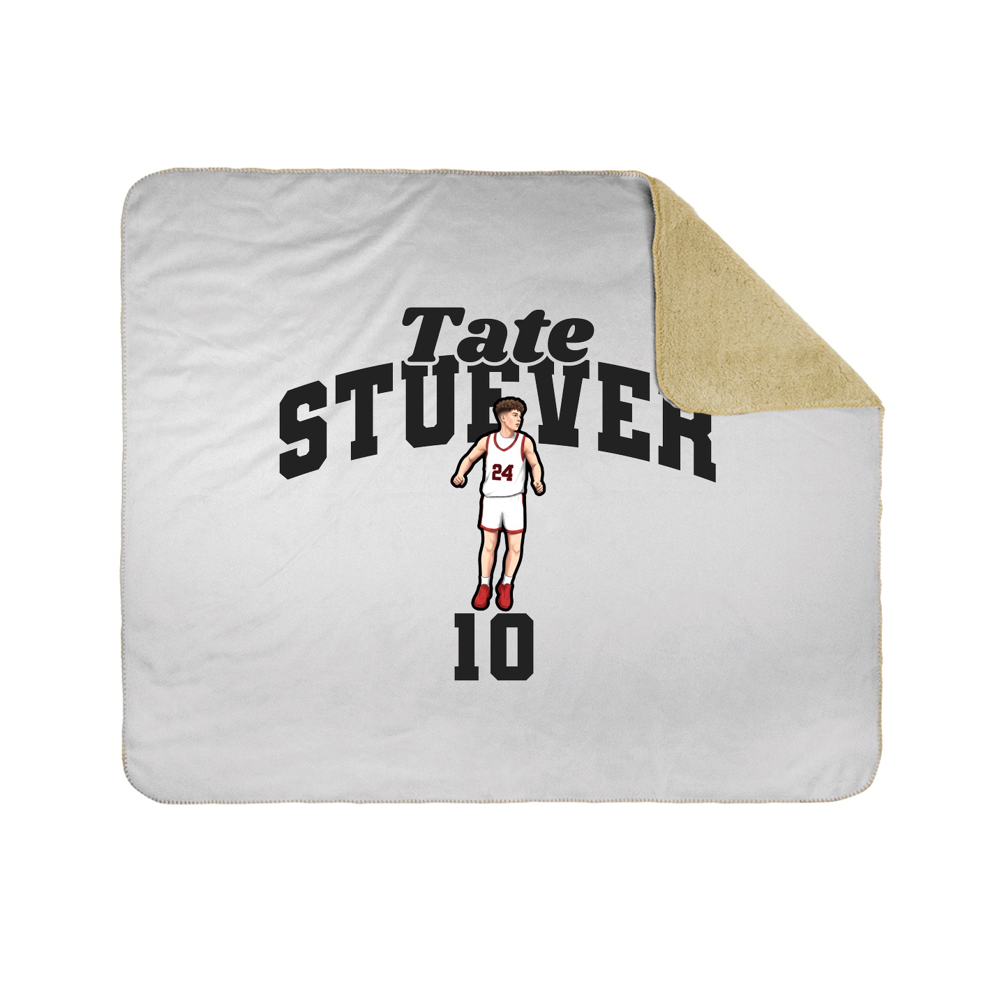 Throw Blanket — Signature Arch in White