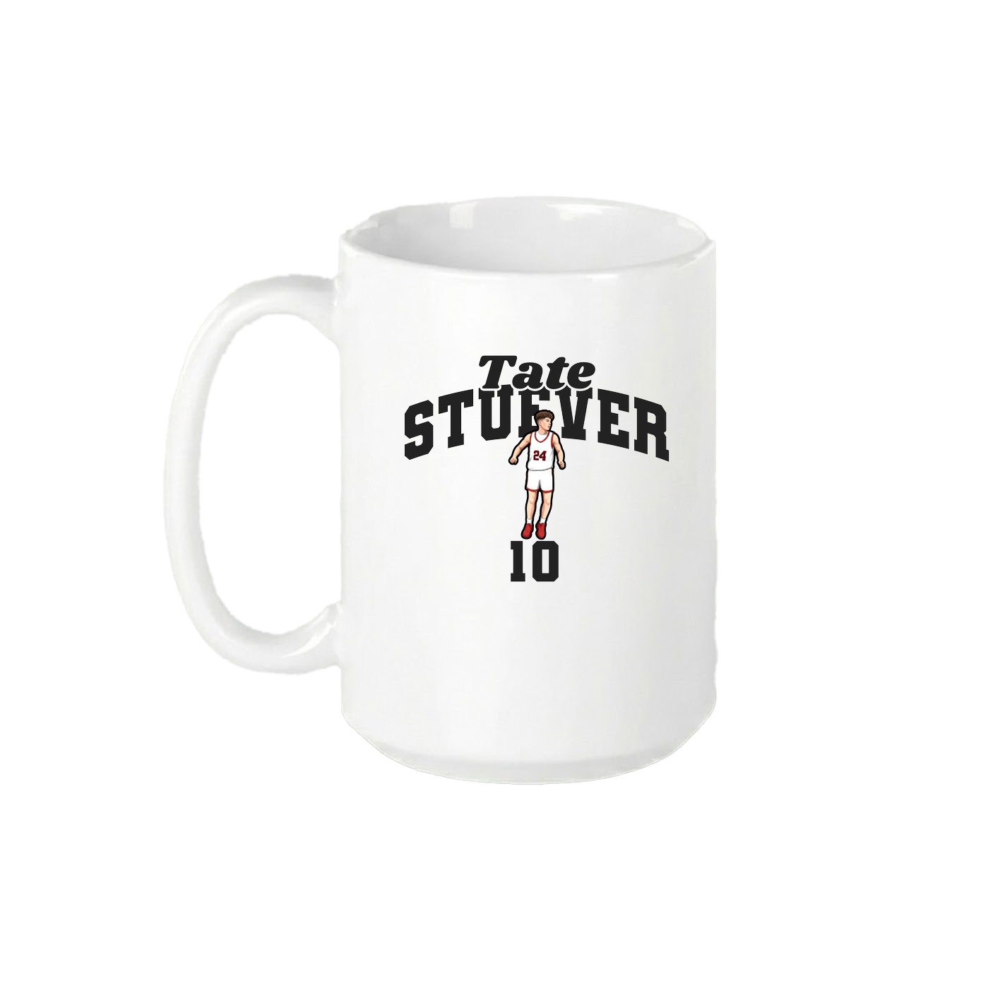 15oz Coffee Mug — Signature Arch in White