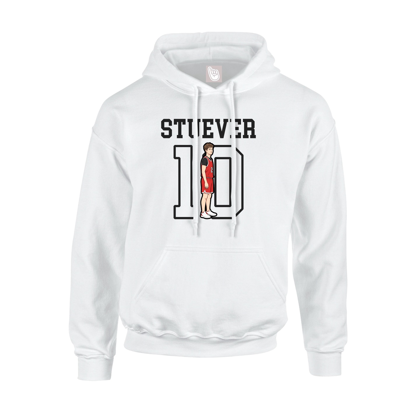 Hoodie — Shirsey in White