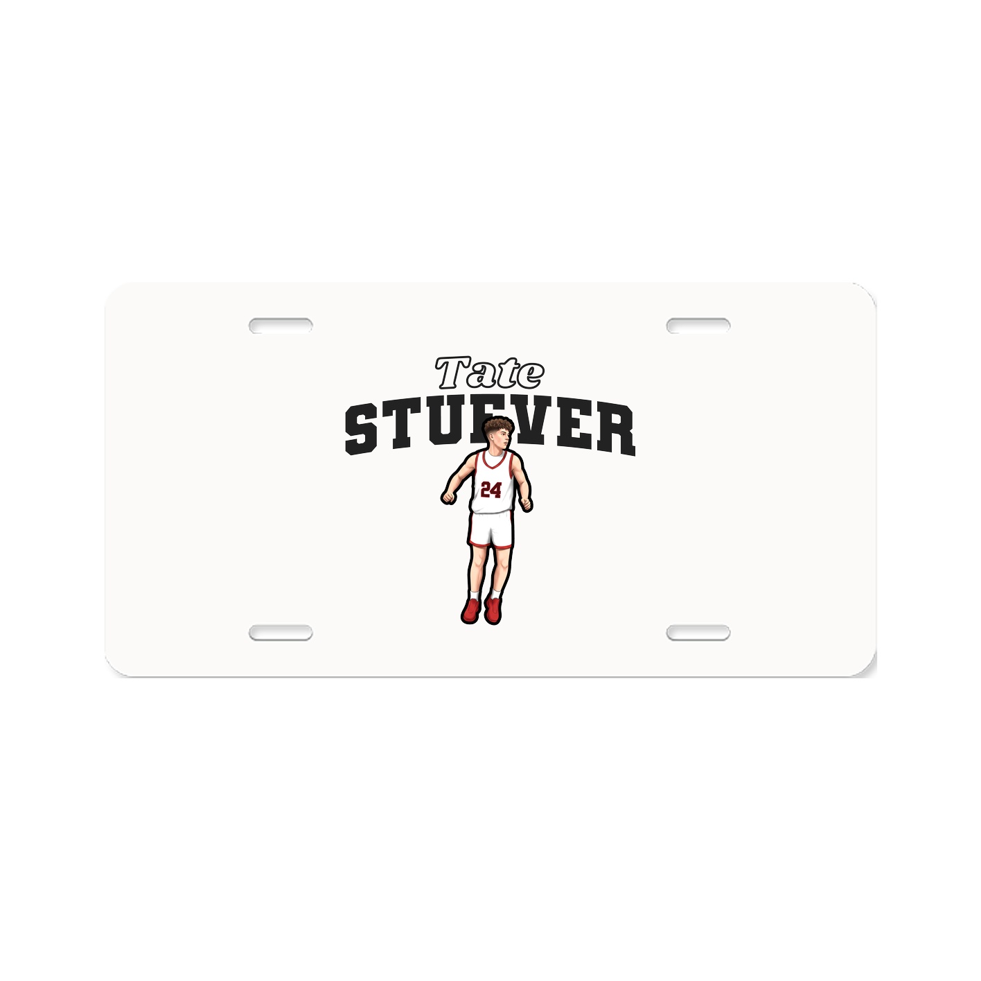License Plate — Name Arch in Classic