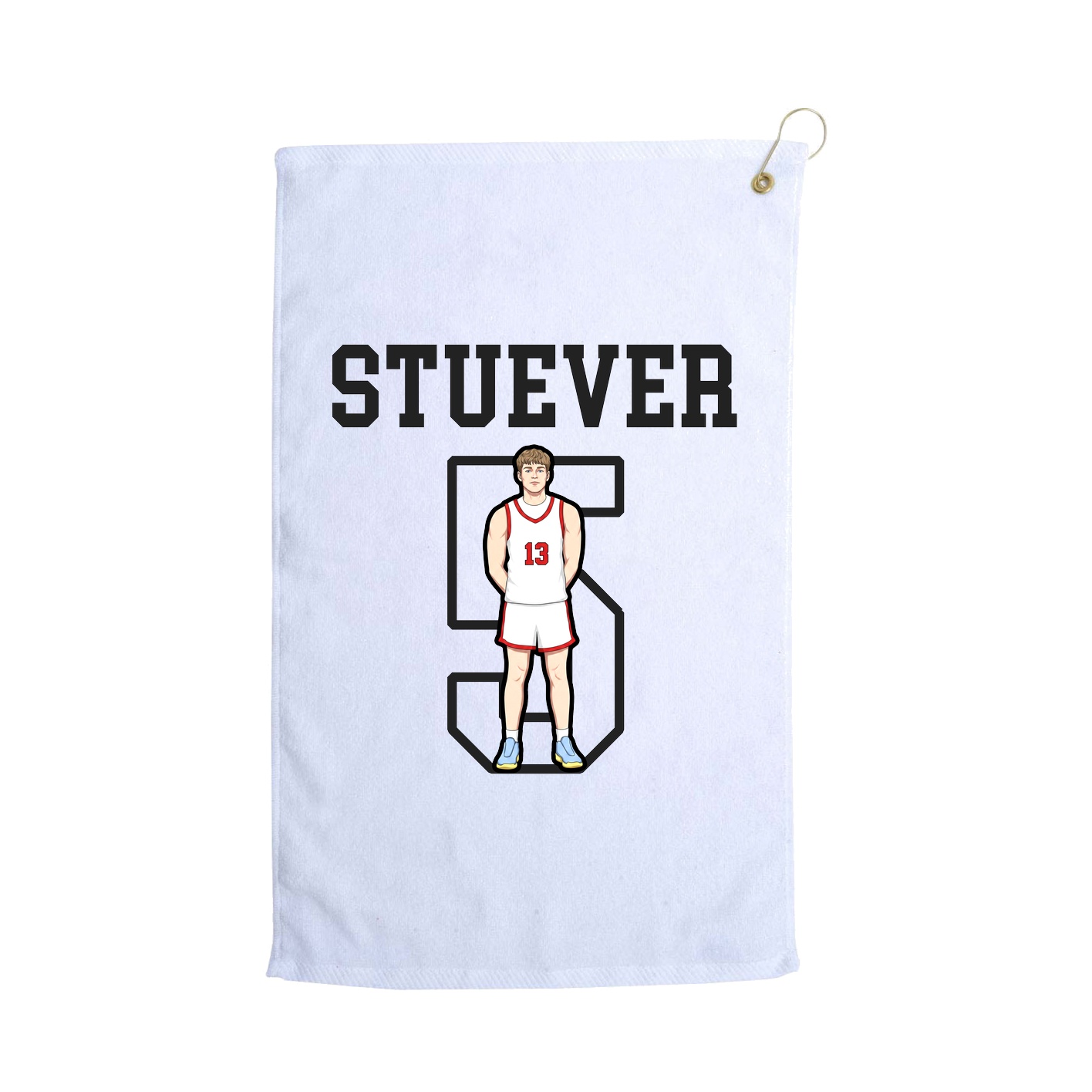 Golf Towel — Shirsey in White