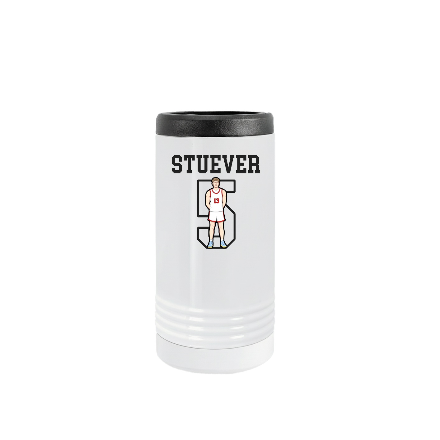 Slim Beverage Holder — Shirsey in White
