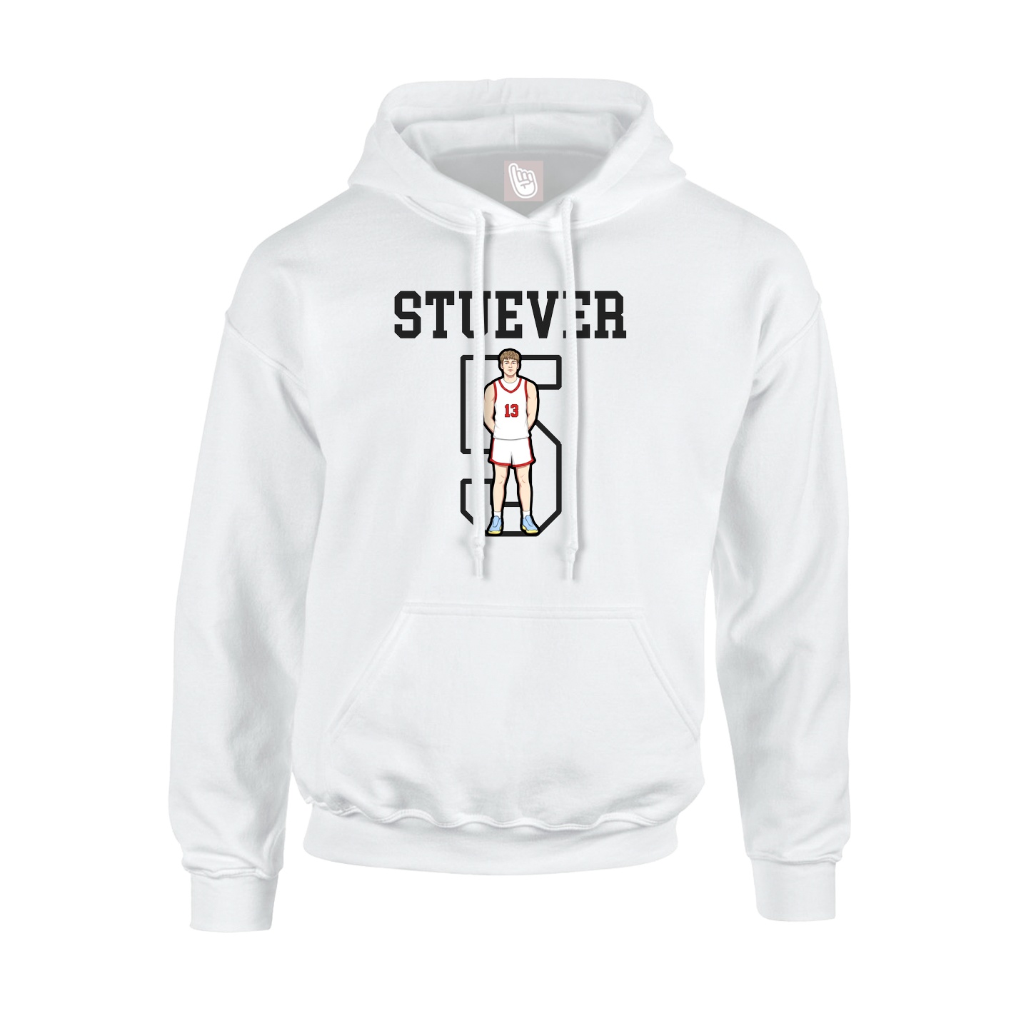Hoodie — Shirsey in White