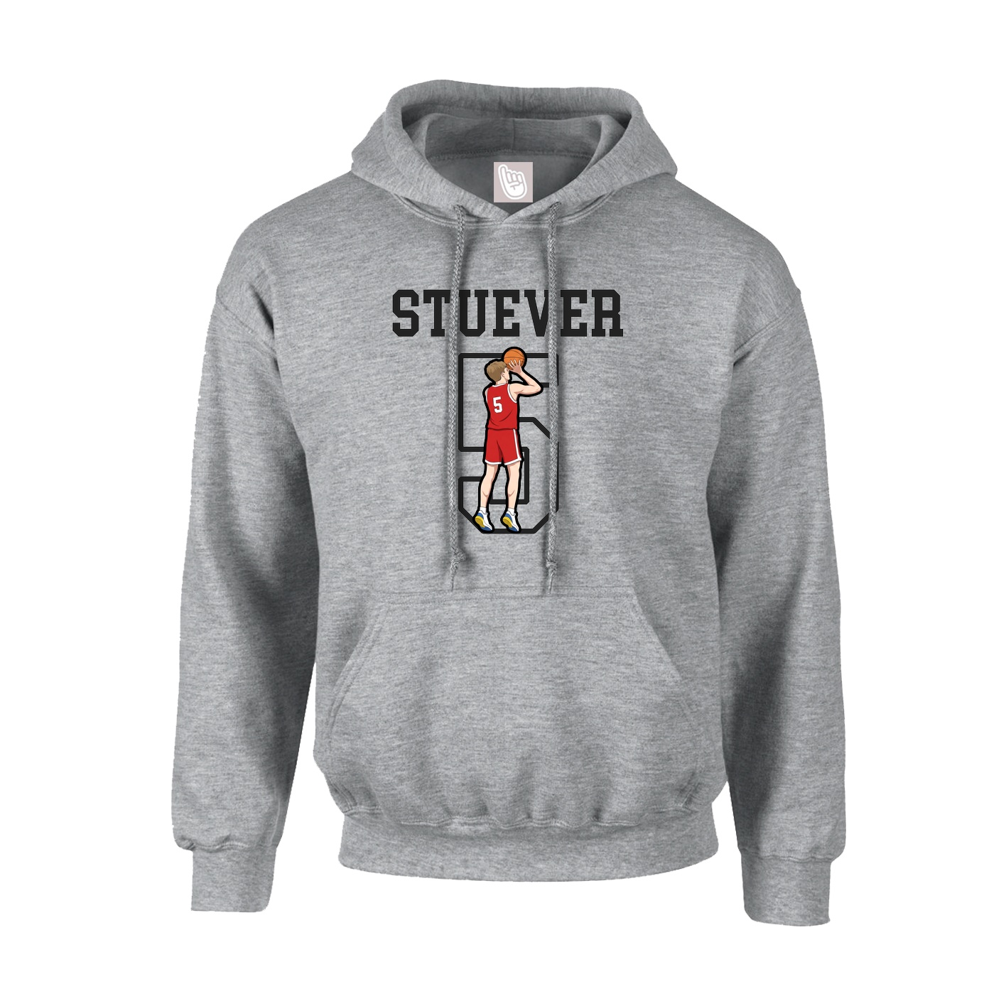 Hoodie — Shirsey in Grey