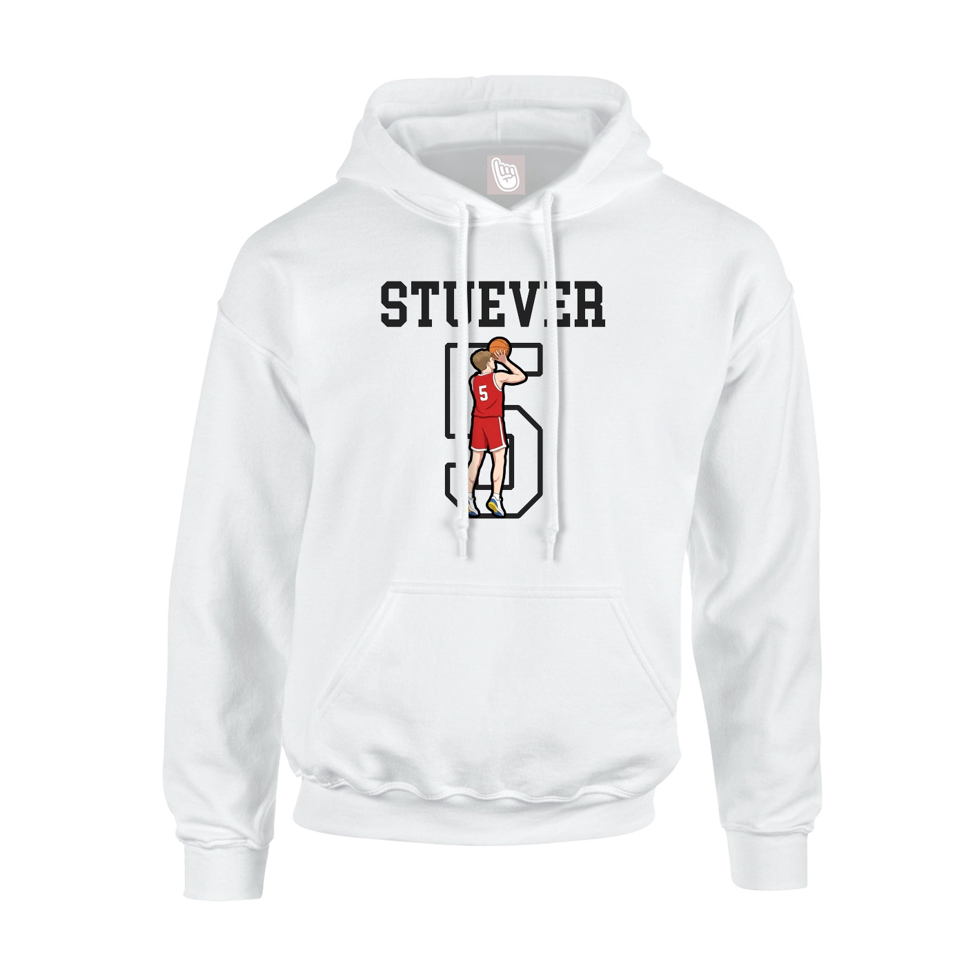 Youth Hoodie — Shirsey in White
