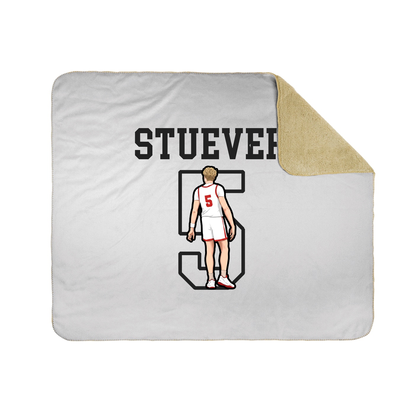 Throw Blanket — Shirsey in White
