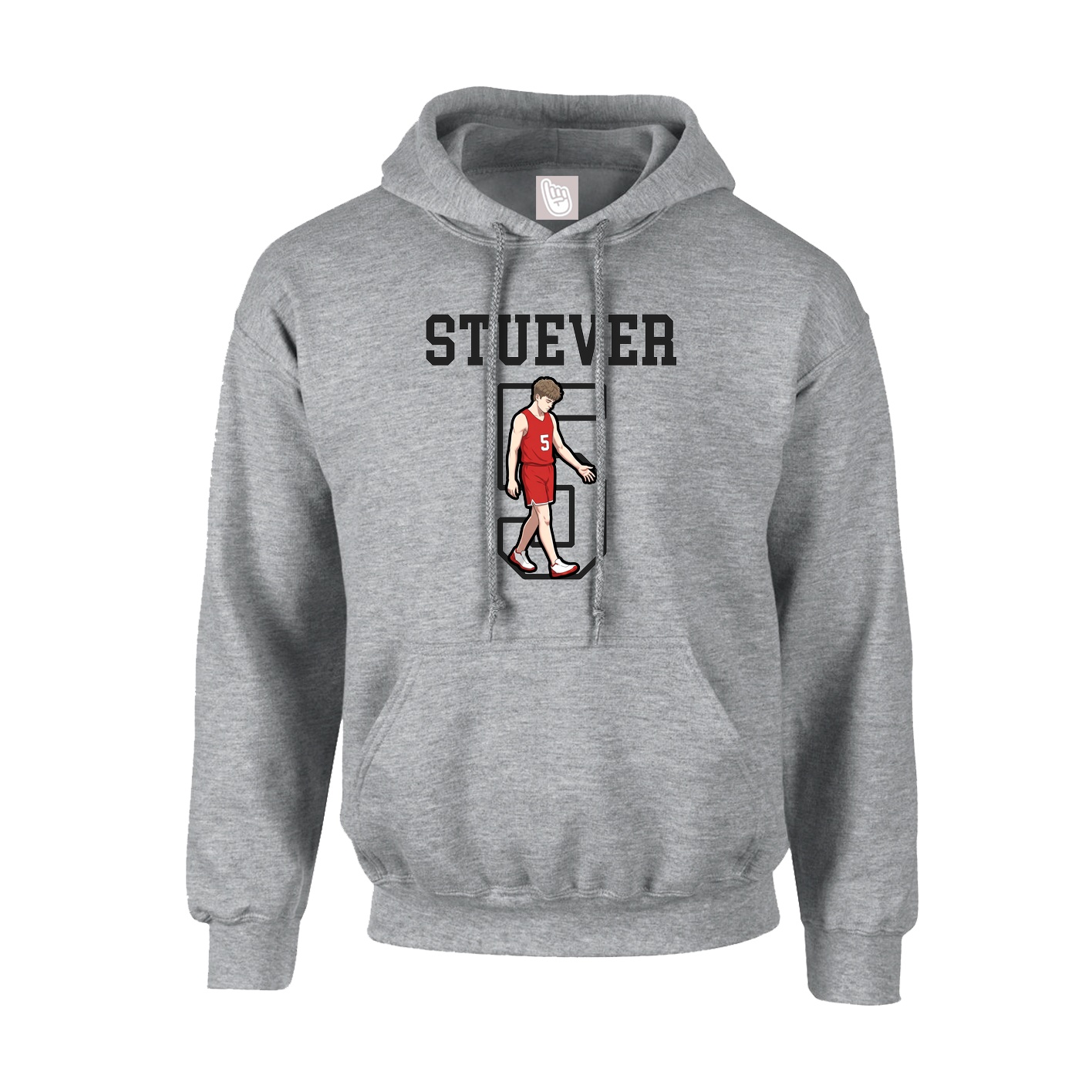 Hoodie — Shirsey in Grey