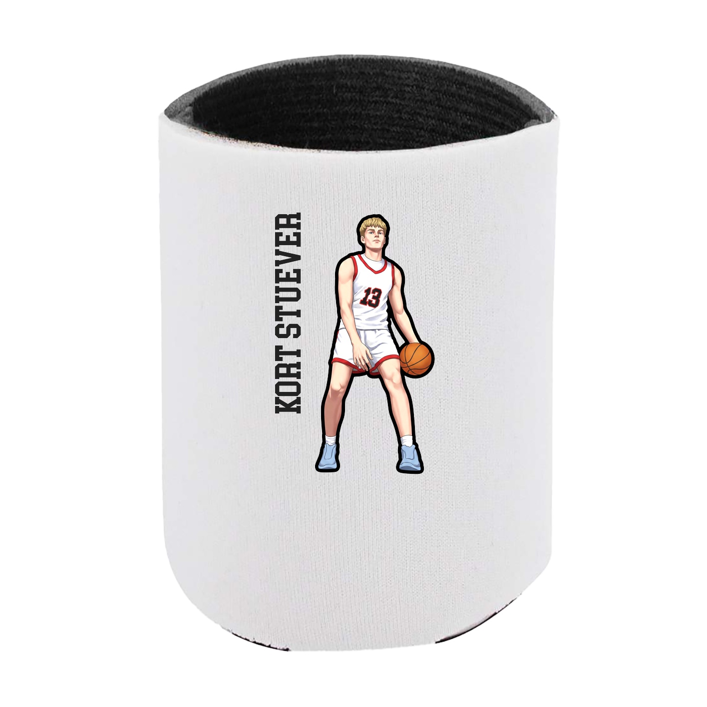 Can Holder — Name Vertical in White
