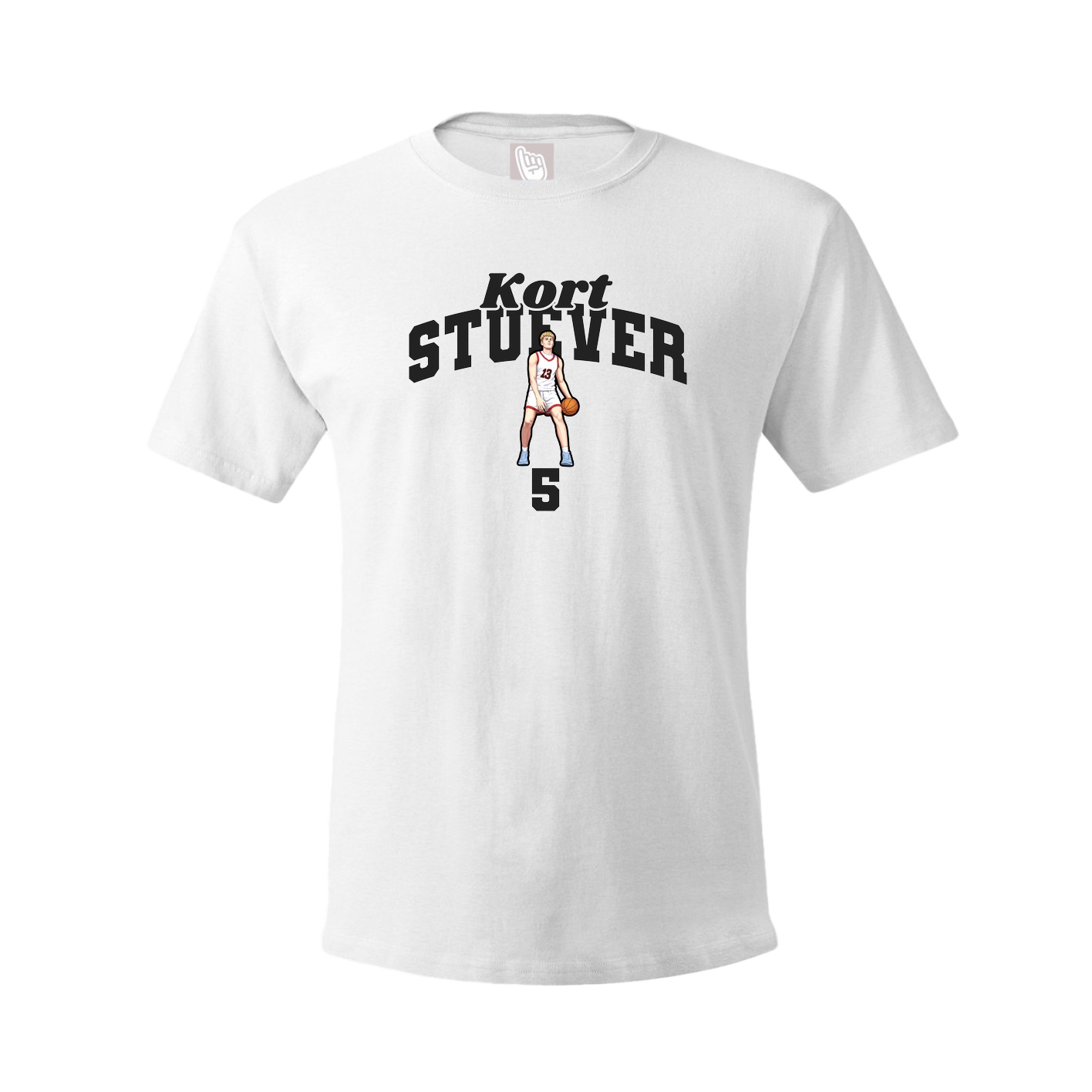 Youth Tee — Signature Arch in White