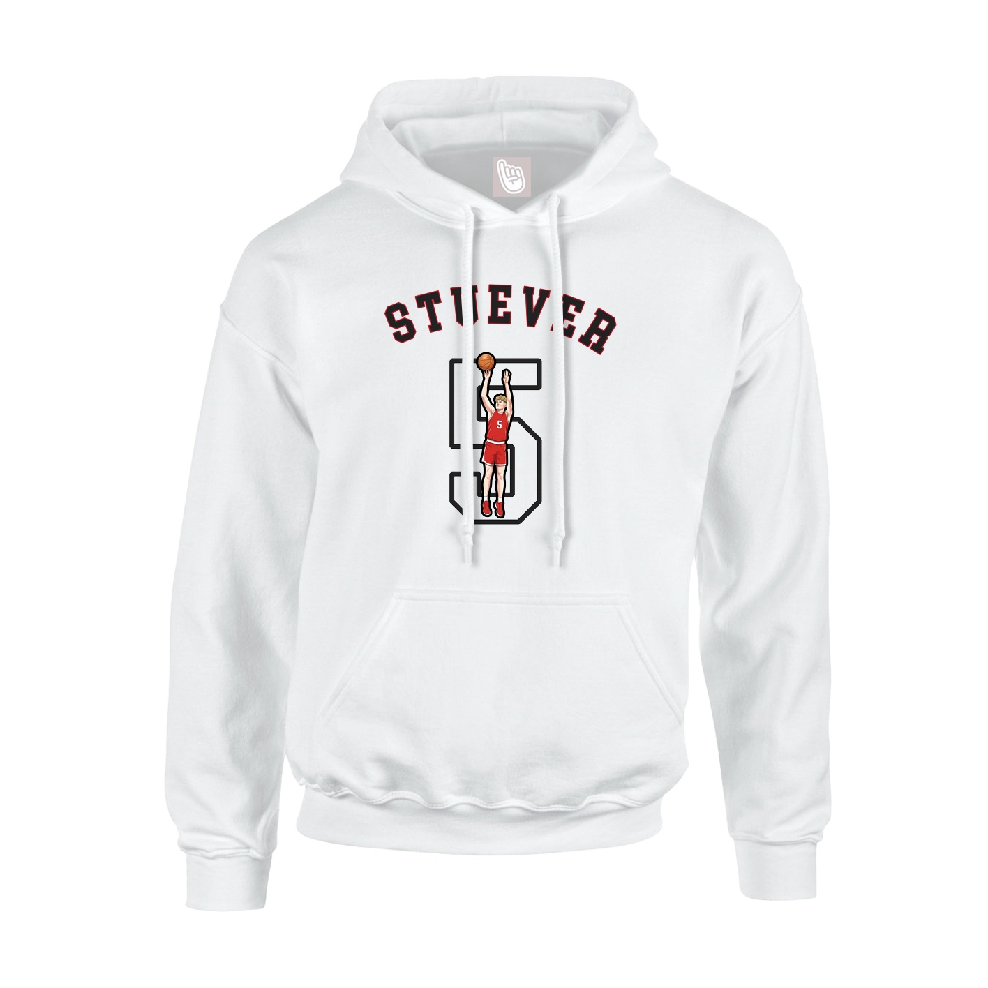Hoodie — Shirsey Arch in White