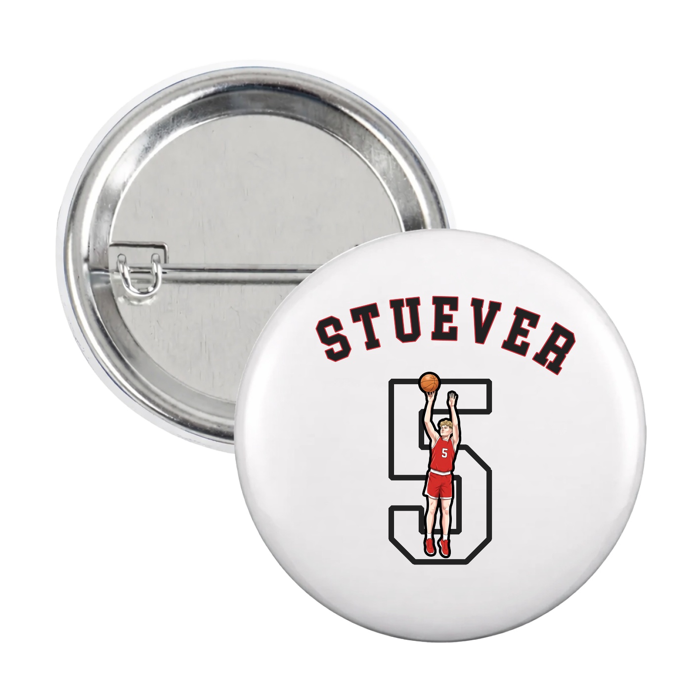 Game Day Button — Shirsey Arch in White