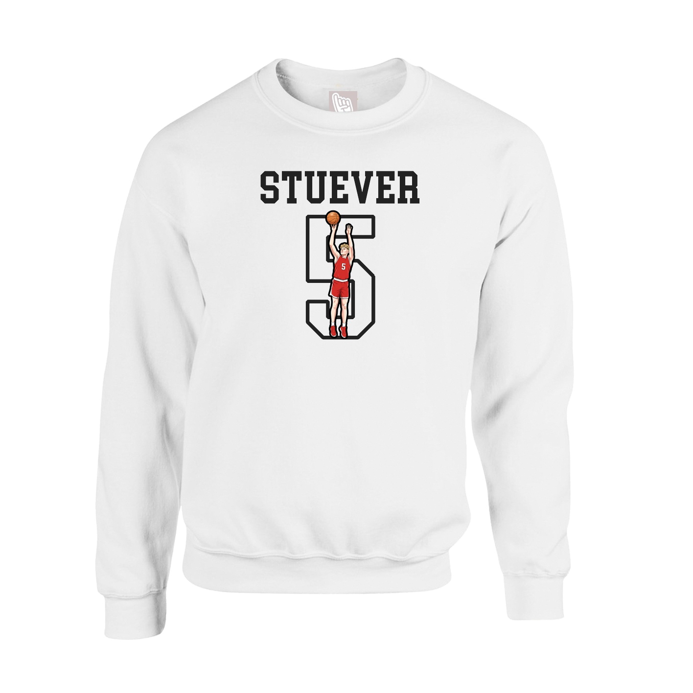 Fleece Crew — Shirsey in White