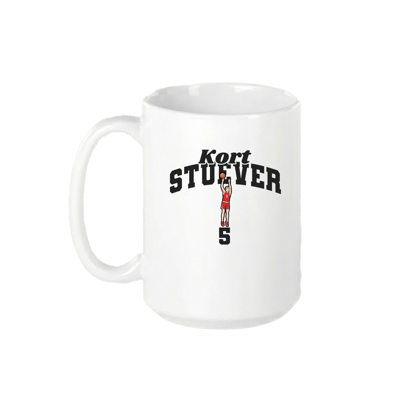 15oz Coffee Mug — Signature Arch in White
