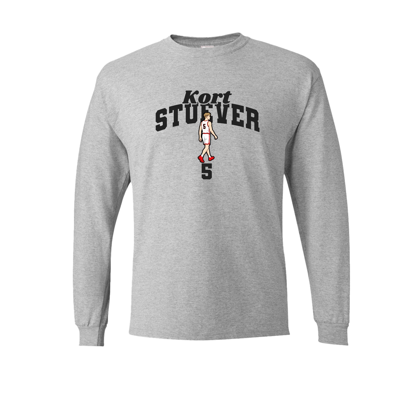 Long Sleeve Tee — Signature Arch in Grey