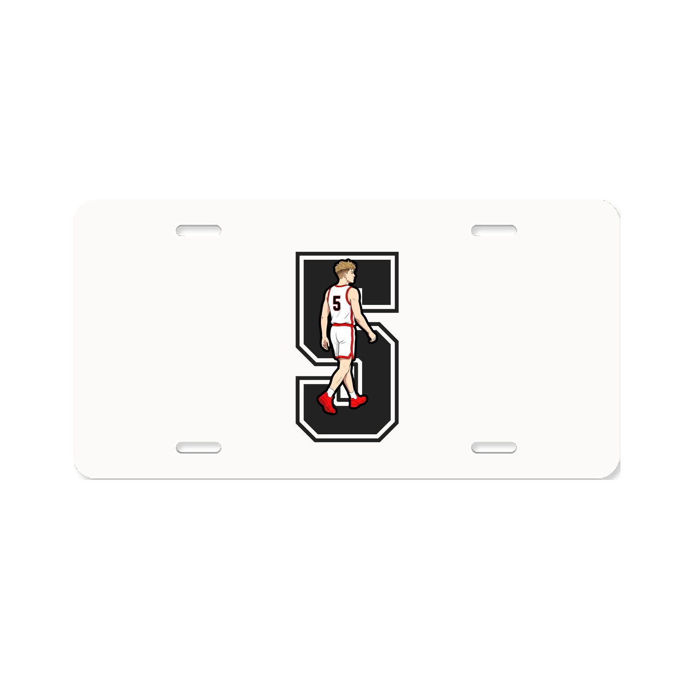 License Plate — Number in Classic