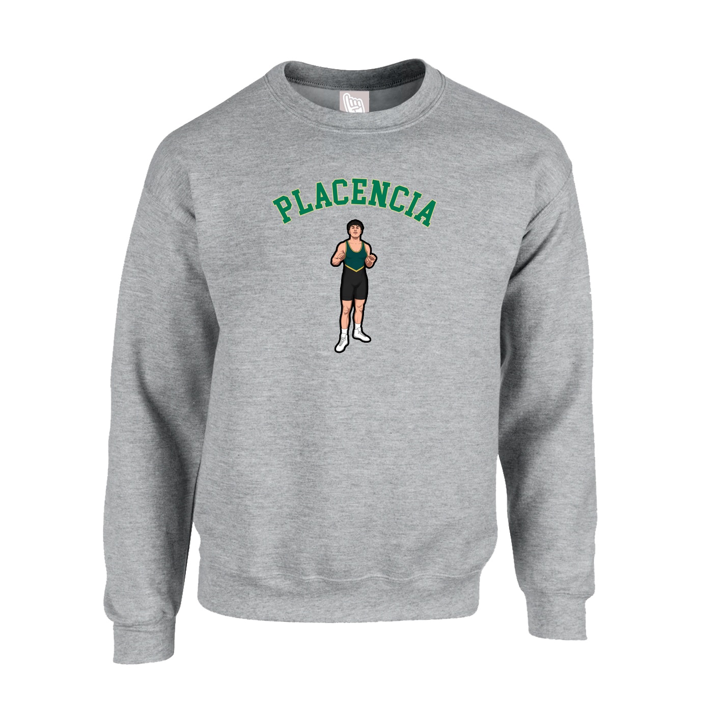 Fleece Crew — Shirsey Arch in Grey
