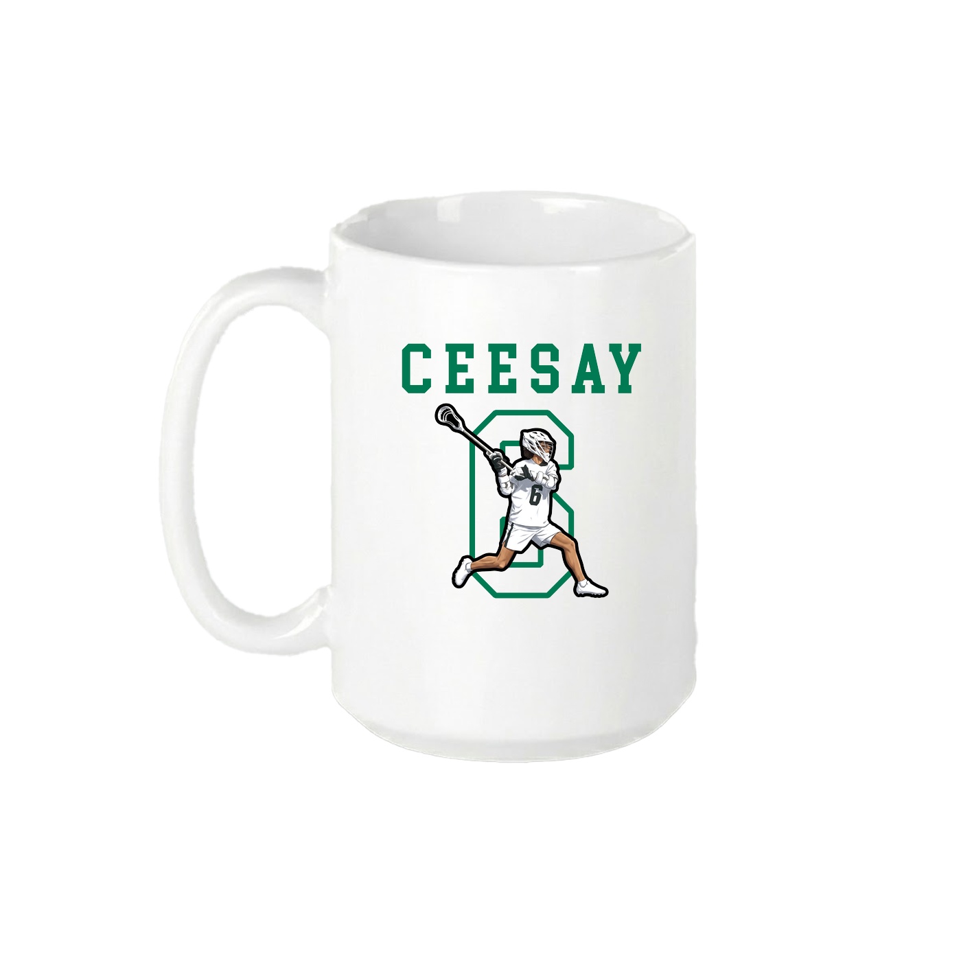 15oz Coffee Mug — Shirsey in White