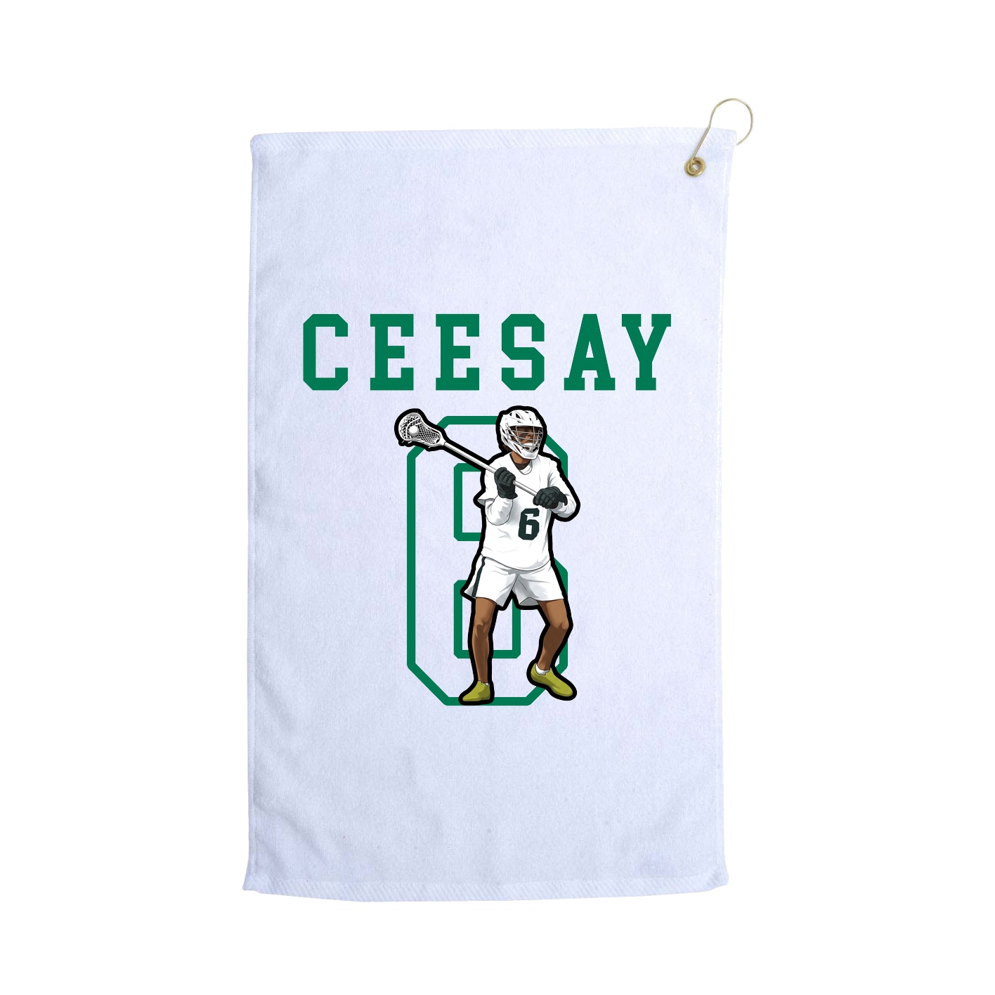Golf Towel — Shirsey in White