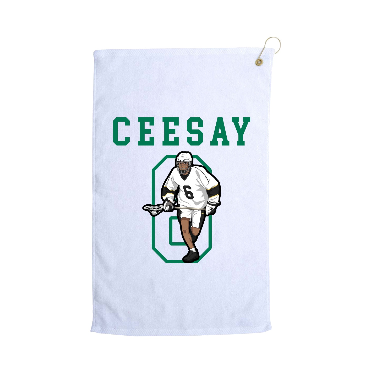 Golf Towel — Shirsey in White